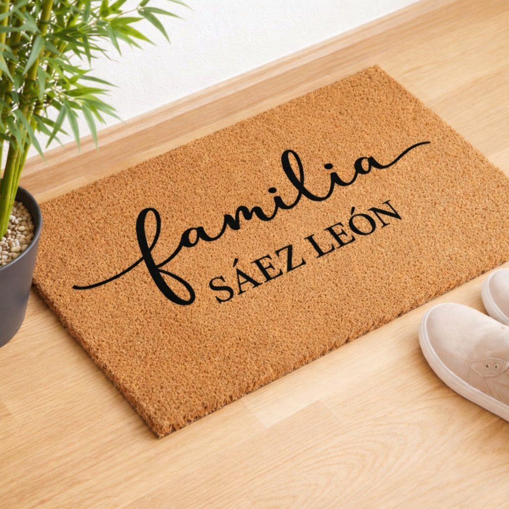 Felpudo Personalizado Familia