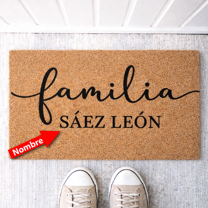Felpudo Personalizado Familia